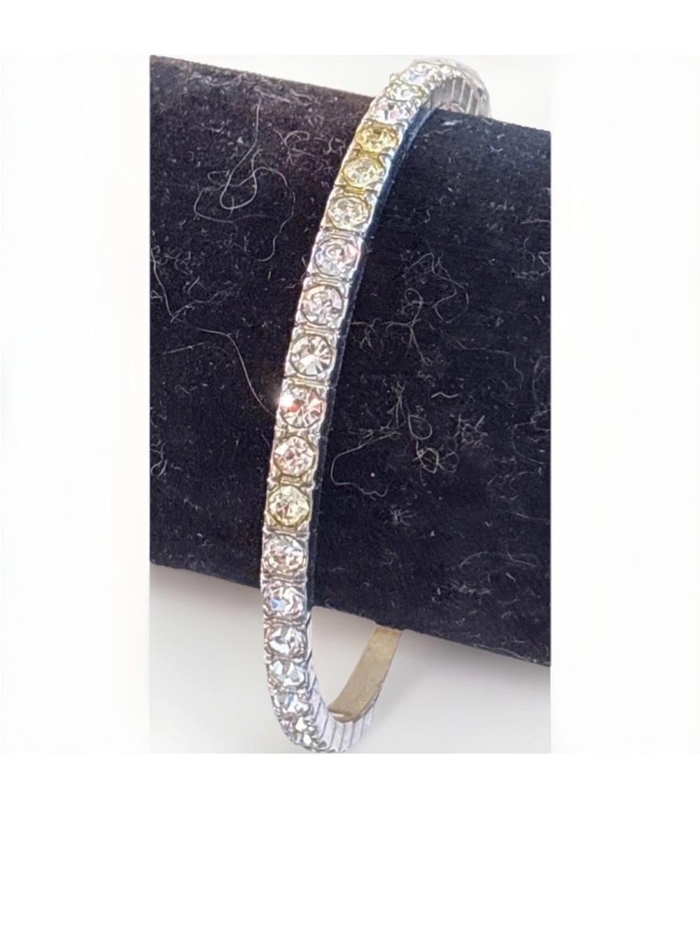 RJ GRAZIANO Crystal Bangle in Silver Tone
